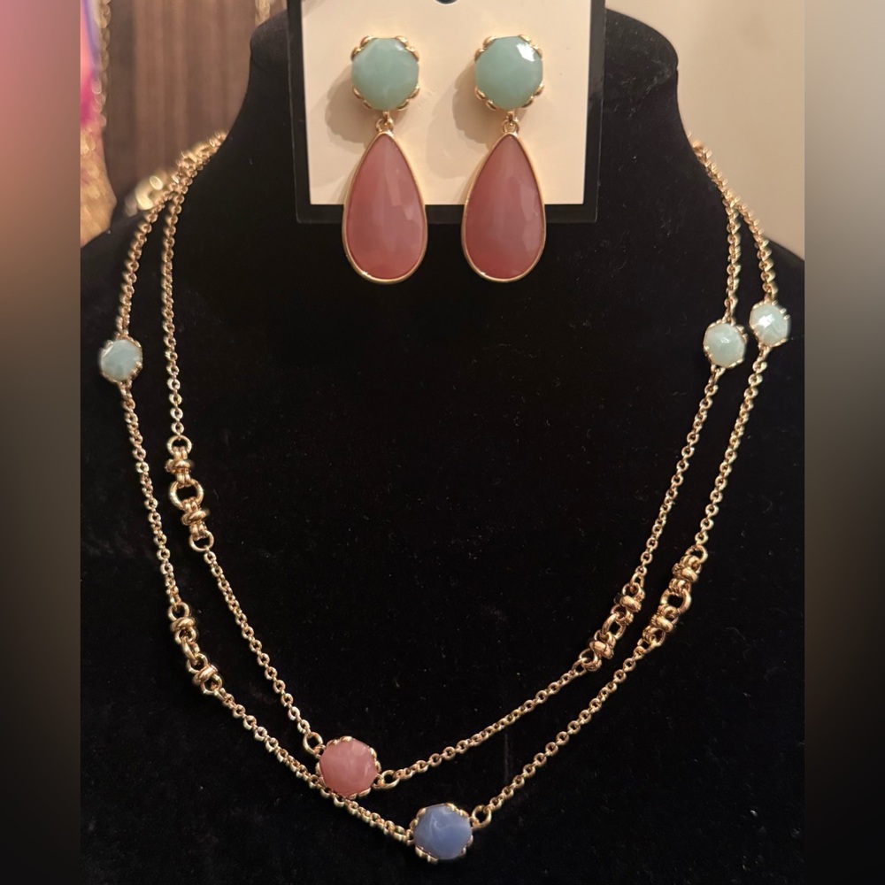❌SOLD❌Napier necklace and earrings set NWT